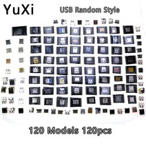 오리지널 새 노트북 USB 잭 충전 소켓 120 모델 피스 HP/DELL/Lenovo/Samsung/ASUS/Toshiba 등 인터프, 한개옵션0