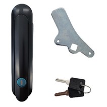 턴 핸들 제어반 분전반 손잡이 키 열쇠 포함 IN-501-1BK, 1개