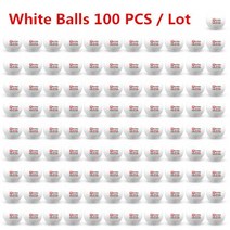 테니스볼머신 휘즈 탁구 공 별 3 개 훈련 공 신소재 고탄성 품질 탁구공, [06] white balls 30 PCS
