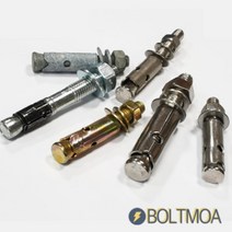 셋트앙카 웨지 스트롱 드롭인 내진 앙카볼트 철 스텐 용융, 웨지앙카 일반철(백색), 웨지앙카 M20 x 250mm(1개), 1개