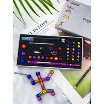 자석 볼펜 펜 다기능 교육 놀이 문구, 10세대 패키지A 0.5mm