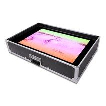 샌드 아트 조명 박스 모래 예술 작업대 스크린 보드, 중형 (따뜻한 흰색)