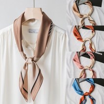 여성 데일리 스카프 헤어 코디 가방 손잡이 스카프
