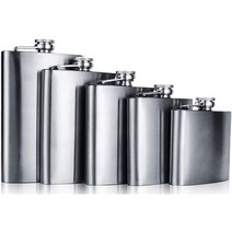 휴대용술병 힙플라스크 위스키병 양주병 스테인레스제 보틀, 177ml (6oz)
