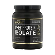 캘리포니아 골드 뉴트리션 CGN 웨이프로틴 아이솔레이트 분리 유청 단백질 454g Whey Protein Isolate 프로테인, 1개