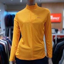 레드페이스 신축성이 좋은 기능성 봄 여자 프린트 등산 아웃도어 이월상품 티셔츠 델타 멜란 우먼 짚티셔츠 REWFTSS20050 오렌지