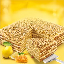 말렌카 레몬맛 허니 꿀 케이크800g 천연꿀 떡케이크