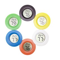 LCD 디지털 온도계 습도계 냉장고 측정기 감지기 센서, 레드 BL01523