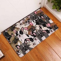 입구 문을 위한 방수 도어 매트 귀여운 재미있는 만화 여우 퍼티 그림 어린이 침실 미끄럼 방지 발 패드, 1_400mm x 600mm