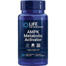 라이프익스텐션 AMPK 메타볼릭 액티베이터 베지테리안 타블렛 30개입, 1개, 30정