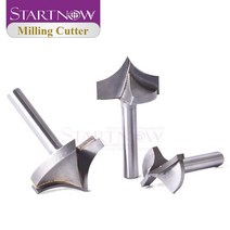 철근절단기 pvc 철판 케이블 전선 타일 파이프 Startnow 5PCS 지적 된 라우터 비트 유기 보드에 대 한 밀링, 01 5 PCS_02 6x16