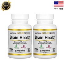 1+1 캘리포니아골드뉴트리션 브레인 헬스 베지캡슐 60정 칼슘 인 포스파티딜세린