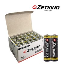 제트킹 AA 망간 건전지 R6 1.5V 24알 정박스, 단품, 24개입
