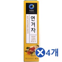 청정원 연겨자 95gx4개 치킨양념소스 양념통닭소스 스테이크소스/허니머스타드/머스타드드레싱/치킨양념소스/양념치킨소스/샐러드소스/치킨소스/머스타드소스/샌드위치소스/육류소스, 단일 수량