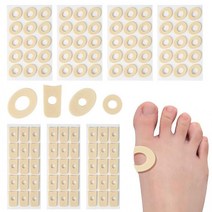 발보호 패치 티눈패드 굳은살방지패치 물집방지패드 티눈제거 밴드 발쿠션패치 발가락보호 새끼발가락, 사선원형-소