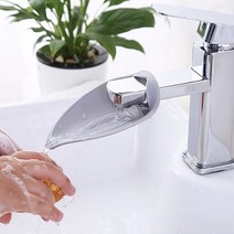 RW12 아기세면대 수도꼭지연장 어린이 유아 커버 수도꼭지연장탭 그레이 5개, 단품