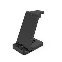 애플 아이폰14프로 호환 케이스 100W 3 in 1 무선 충전기 스탠드 IPhone 14 13 12 11X8 Apple Watch Airpods Pro IWatch 8 7 6 고, 검은색