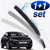 [RAΕ] 더뉴아반떼AD 와이퍼 세트 650mm400mm 교체용 자동차 간편 유리닦이 앞유리 차량 하이브리드 고급 ▷_4Ε470Ea