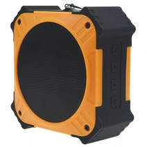 Ciliver 솔라 블루투스 스피커 5W 무선 가정용 테이블 베이스 우퍼 아웃도어 휴대용 미니 블루투스 스피커, 101*101*47MM, 노란색