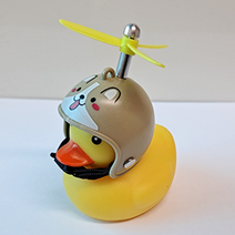 러버덕 풀세트 39종 오리벨 후미등 바이크 자전거 오토바이후미등 헬멧 프로펠러 어린이집 유치원 생일답례품, 15.멍멍이덕, 1개