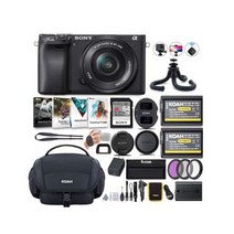 Sony Alpha a6100 소니 알파 APS-C 미러리스 카메라 16-50mm 렌즈 및