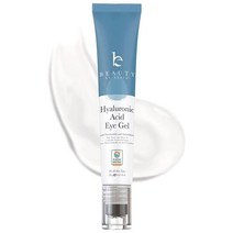 속눈썹영양제 속 베이글 Hyaluronic Acid Eye Gel 언 아이 세럼 안티 에이징 링클 리페어 모이스처 라이저 젤 다크 서클 트리트먼트 제품 크림, 0.67 Fl Oz(1개 팩)