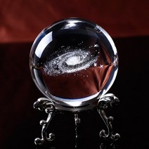 태양계 모형 모빌 행성 세트6cm 8cm 10cm 레이저 새겨진 공 3d 미니어처 모델, 60mm, 실버 베이스로