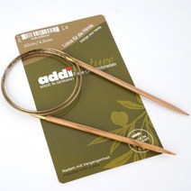 니트러브 아디 올리브나무 줄바늘 80cm, 6.0mm