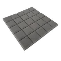 흡음판 흡음 방음벽 방음 보드 스튜디오 어쿠스틱 폼 벽 패널 사운드 흡수 처리 웨지 보호 스폰지, grey