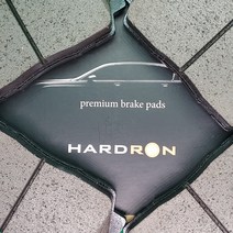 하드론(HARDRON) 상신 제네시스 G80 브레이크패드(뒤세트) 17/18인치 17.03-