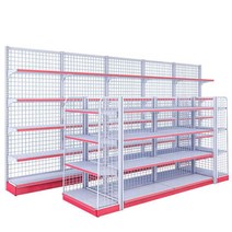 편의점 진열대 마트 슈퍼 선반 디스플레이 랙 스낵바, 상세이페이지 참고, 단면 메인 프레임 90x40x200 높이