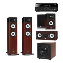 야마하 RX-V585 + JBL Stage A180 5.1채널스피커A130/S10, 5.1스피커(우드.로즈)