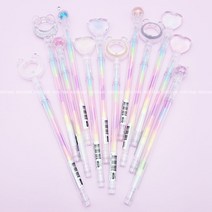 1000 믹스컬러젤펜 1개- 글리터 장식 다꾸 색상펜