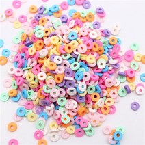 20g 믹스 컬러 폴리머 클레이 조각 스프링클 캔디 하트 플라워 소프트 핫 DIY 공예 슬라임 네일 수제 액세, 07 yuanquan