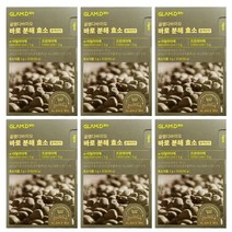 글램디 바로 분해 효소 100프로 순수 곡물 발효 식이섬유 분말 30포 블랙빈검은콩맛, 6개, 90g
