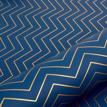 [서문포장] (종이롤포장지포장지)세브런(20m), 파랑