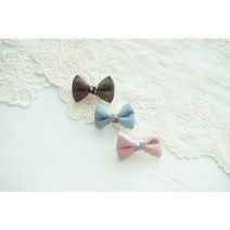 3.5cm 플라스틱 핀대 세타리아 데일리핀 강아지 작은 미니 리본핀 애견핀, 로사(핑크)