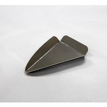 조각케익종이받침(블랙)삼각3호 1묶음(100개) 75x115mm, 단품, 1개