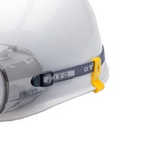 고글밴드 안전모고정 고정클립 산업안전 공장용품, 1개