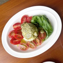 메이플&코지 오발플레이트, 라인브라운, 1개