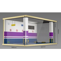 1대18 지하 차고 디오라마 아크릴 장식장 22종, 상품3