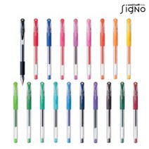 유니볼 시그노 0.38mm, 브라운블랙, 4개