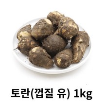 토란 1kg 2kg 3kg 국내산 껍질있음 껍질 안깐 토란 알토란 생토란 햇토란 토란국 토란탕 토란튀김 다이어트 장건강 냉장보관 껍질 유 흙토란, 1개