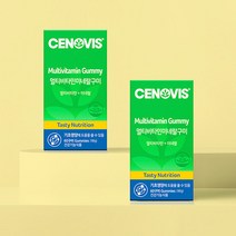 세노비스 멀티비타민미네랄 구미 [60구미 30일분] x 2개, 60개입, 3g