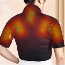 충전식 어깨 전기 찜질기 무선 등 온열 찜질팩 팔뚝 온찜질 패드 옷 효도선물