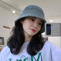 쿨썸머 벙거지 버킷햇 여자 보넷 여름 니트 모자 데일리