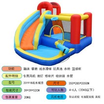 에어바운스 가정용 홈 실내 대형 놀이터 에어 미끄럼틀 물놀이 슬라이드 야외 놀이기구 유치원, M