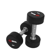 [동화스포츠] 아이언불 덤벨 2~50kg 헬스장 고무아령 (1개), 16kg 1개, 1개