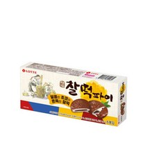 칠성 사무실 탕비실 롯데 명가찰떡파이 과자 세트 간식 추천 210G 2개, 28세트
