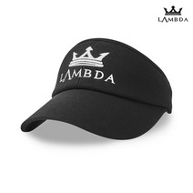 람다골프 골프모자 썬캡 썬바이져 바이저 블랙